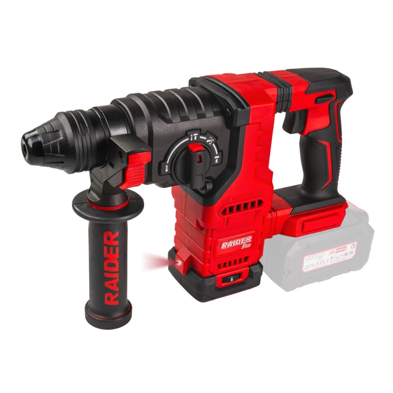 R20 Brushless Rotary Hammer 3J 4 func. 26mm Solo RDP-BBRH20