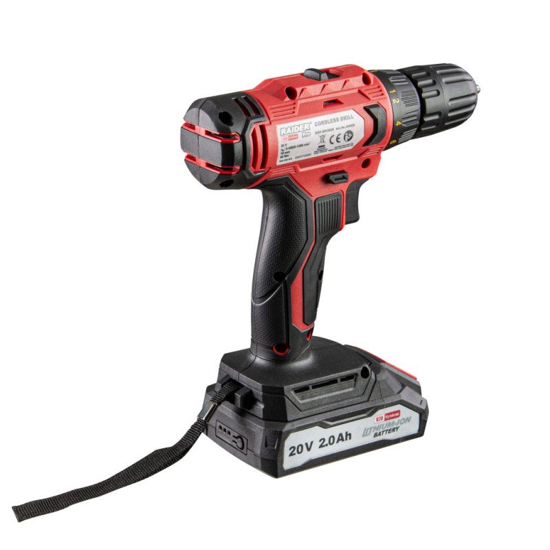 R20 Masina de gaurit 2 viteze 10mm 44Nm 2x2Ah RDP-SPCD20