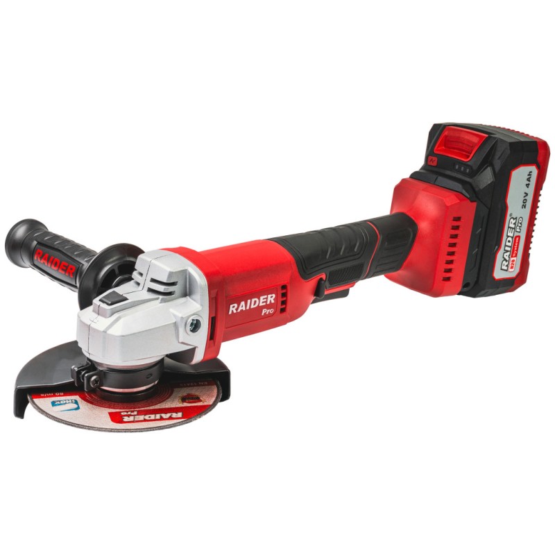 R20 Polizor unghiular Ø125mm 4Ah 2 discuri cutie RDP-YAG20