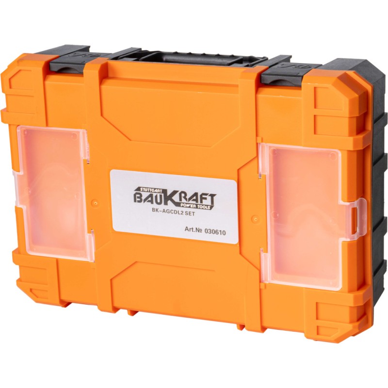 Polizor ungh. si mas. gaurit cu percutie 18V 2x4Ah BK-AGCDL2