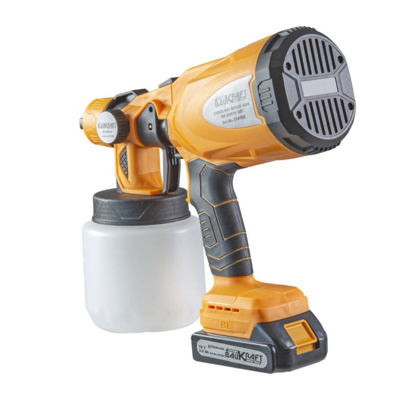 Pistol de vopsit ø2.5mm 0.8L 2Ah BK-SGC10 Set