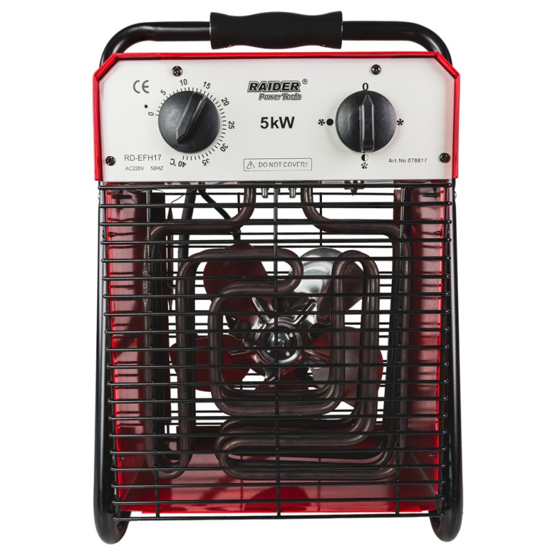 Aeroterma electrica 5kW 230V cu stand RD-EFH17