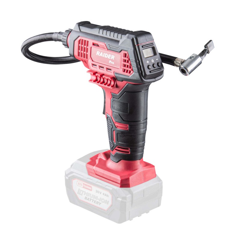 R20 Mini compresor 20V LED Display accesorii Solo RDP-SAC20