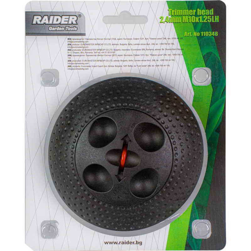 Cap de motocoasa 2,4mm M10x1.25LH PA RD