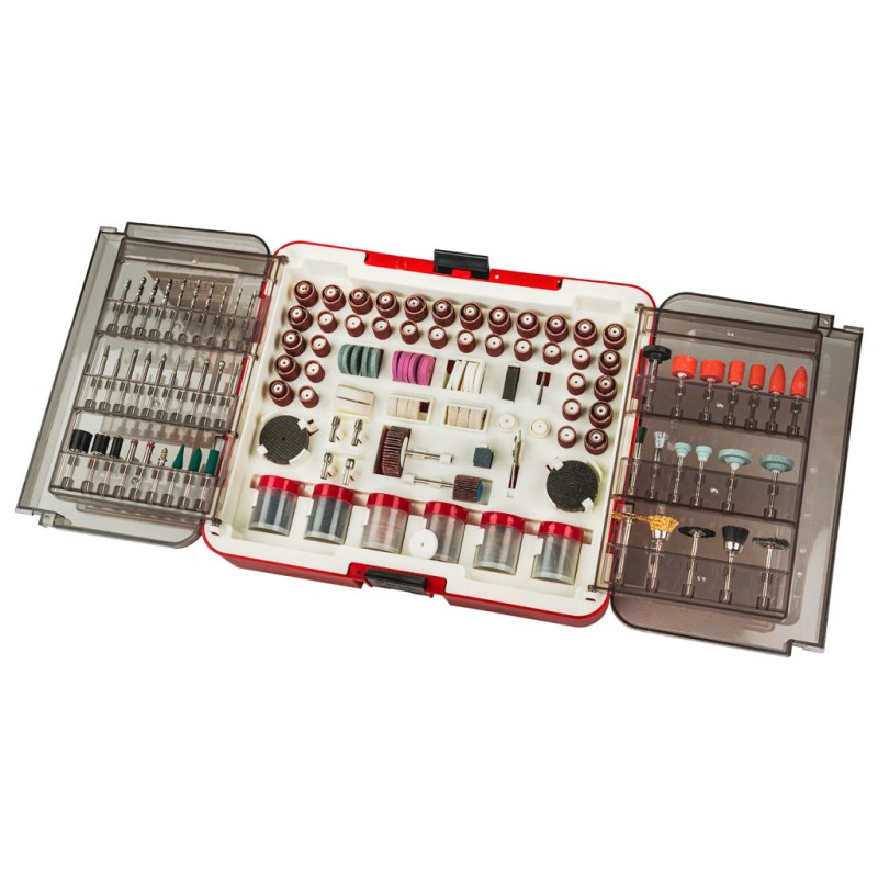 Set 418 accesorii pentru mini polizor drept in cutie