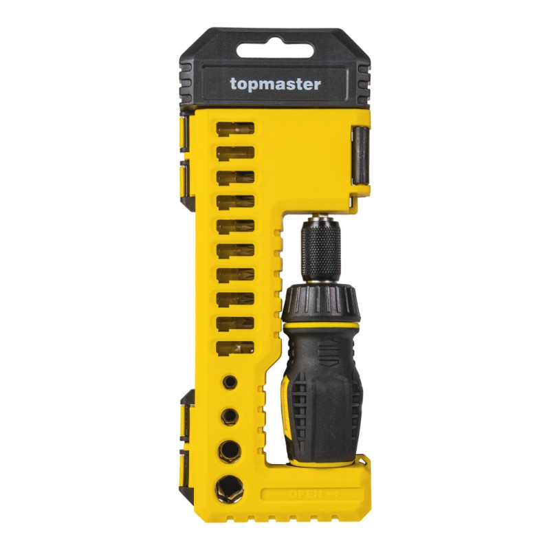 Set 25buc. biți cu șurubelniță cu clichet TMP