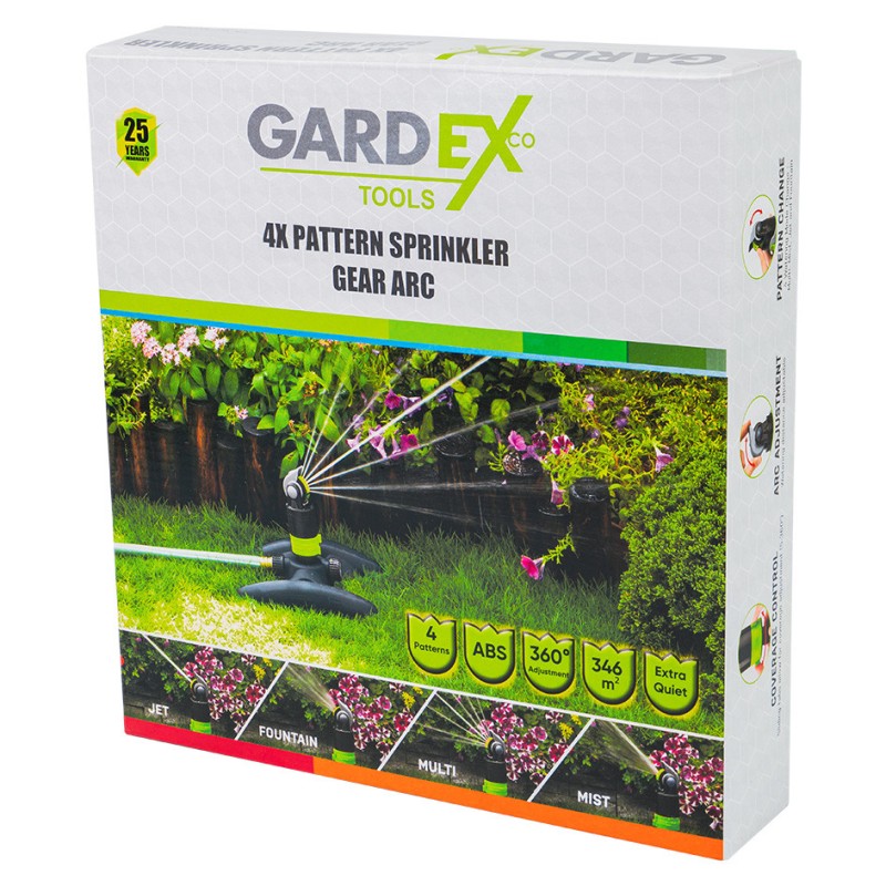 Aspersor de gradina 4 functii GEAR ARC GX