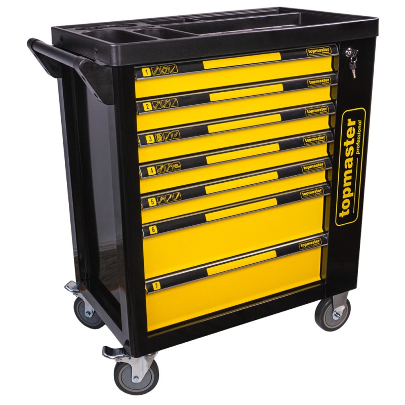 Dulap scule 7 sertare echipat 219 piese TMP