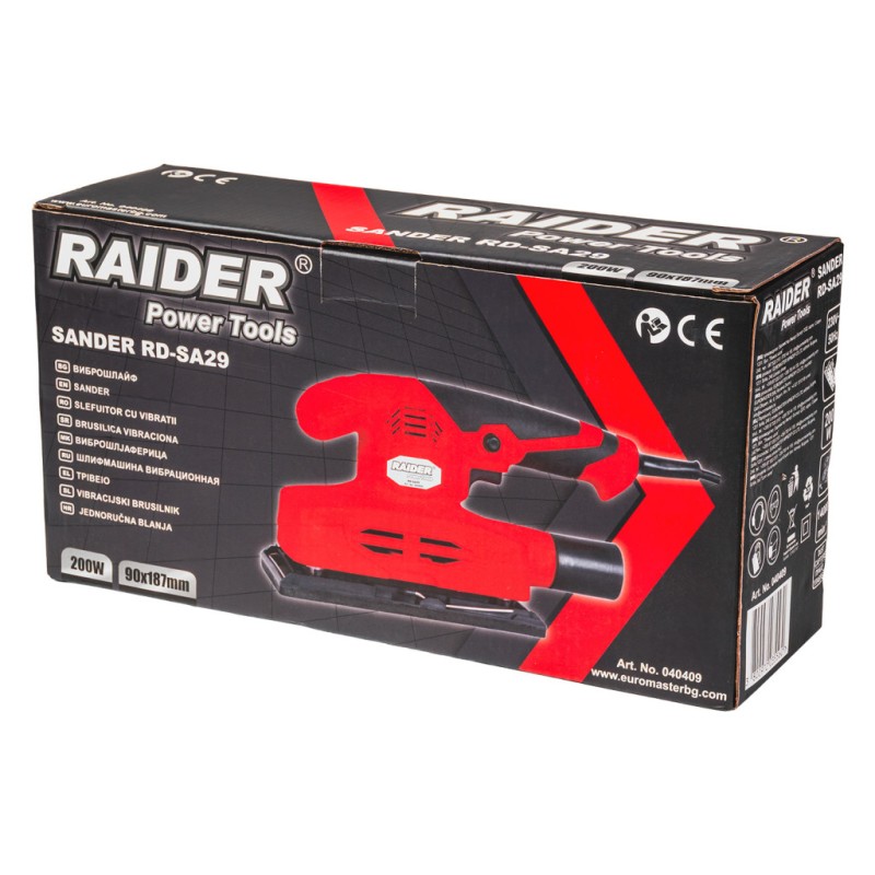 Slefuitor cu vibratii 200W 90x187mm RD-SA29
