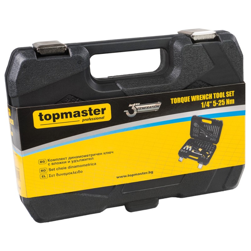 Set cheie dinamometrica 1/4“ 5-25Nm TMP