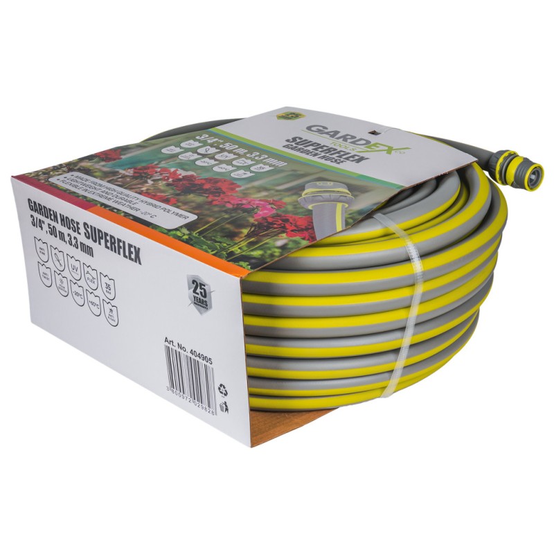 Furtun de gradina SUPERFLEX 3/4", 50m, 3.3mm GX
