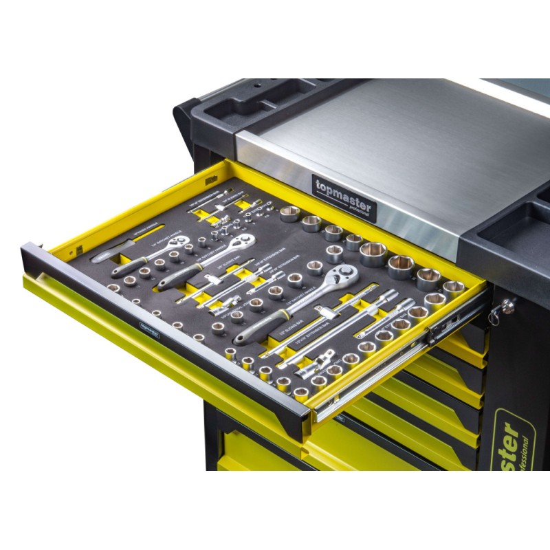 Dulap pt scule 7 sertare echipat 182 piese TMP