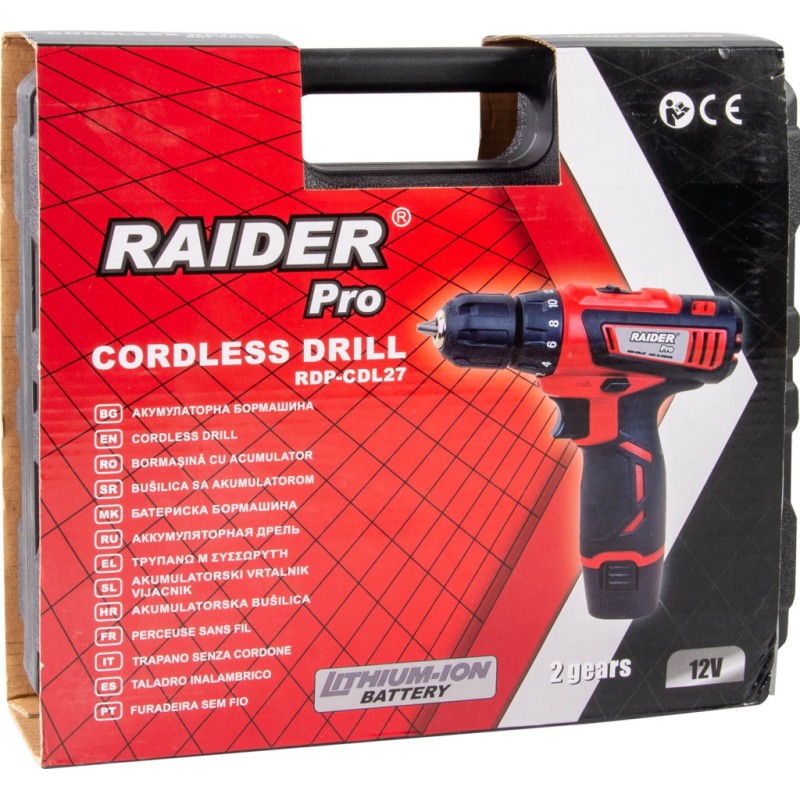 Bormasina cu acumulator Li-ion 12V 1x1.5Ah 28Nm RD-CDL27