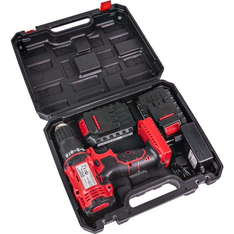 Bormasina cu percutie 18V 2-ск. 2x2Ah 30Nm 10mm RD-CDL38