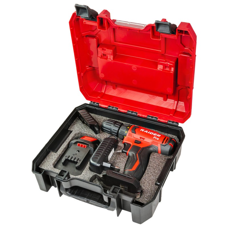 R20 Masina de gaurit 2 viteze 10mm 44Nm 2Ah RDP-SPCD20 Set