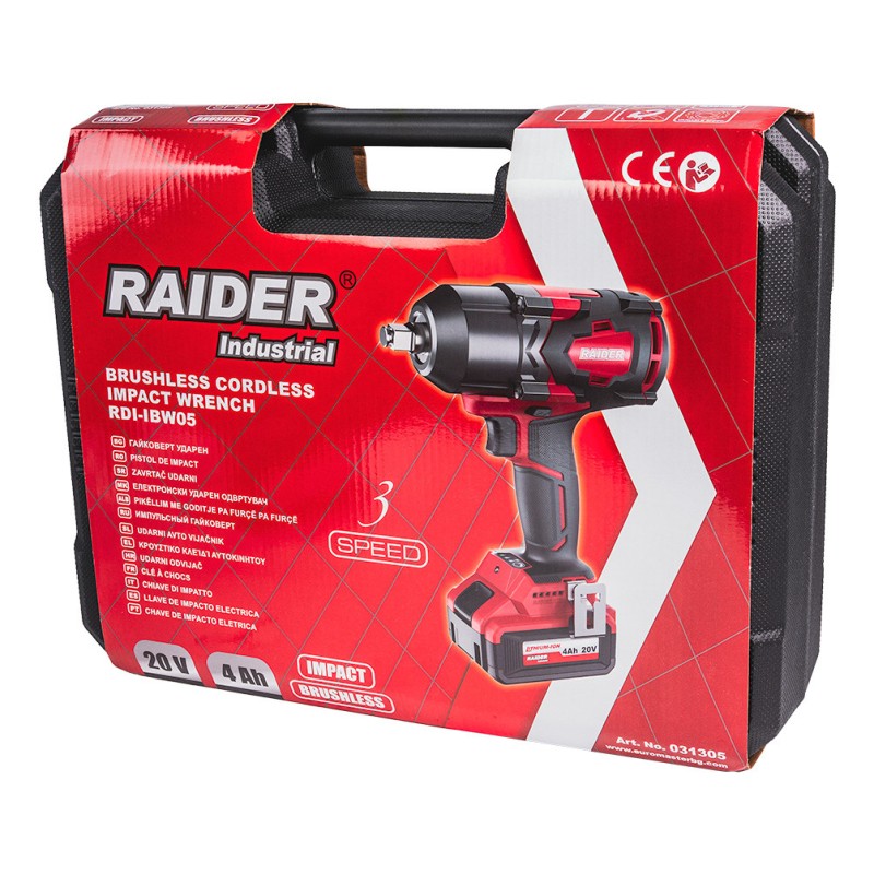 Cheie impact motor fara perii 20V 4Ah 700Nm 1/2" RDI-IBW03