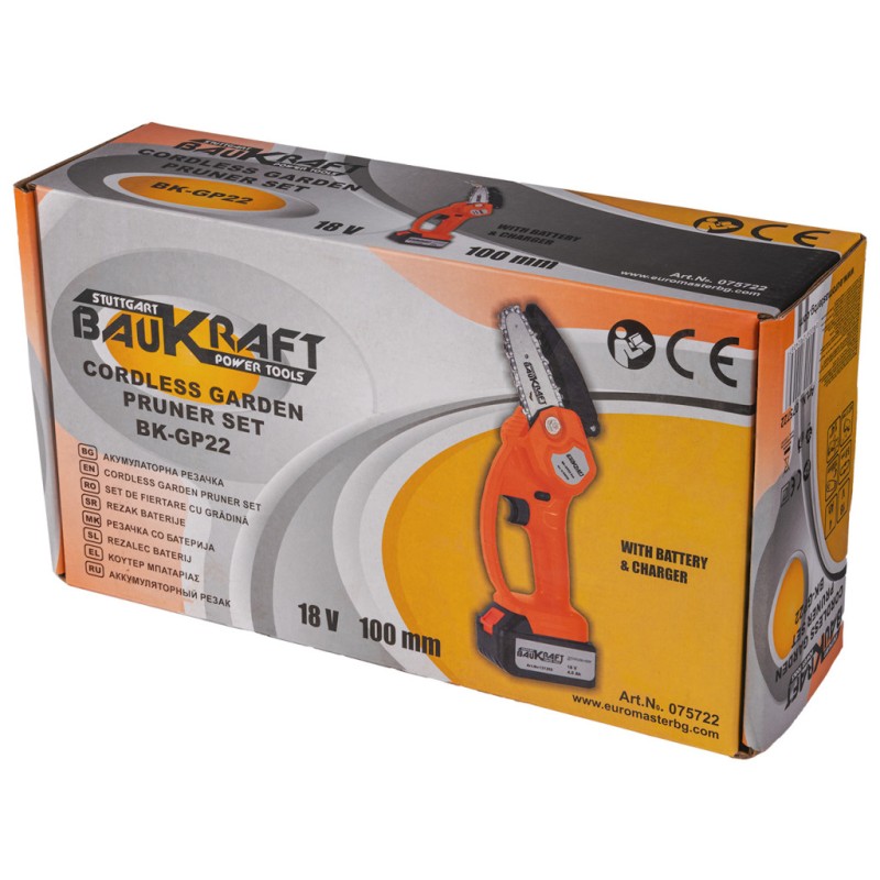 Mini fierastrau electric 100mm 1/4".043" 4Ah BK-GP22 Set