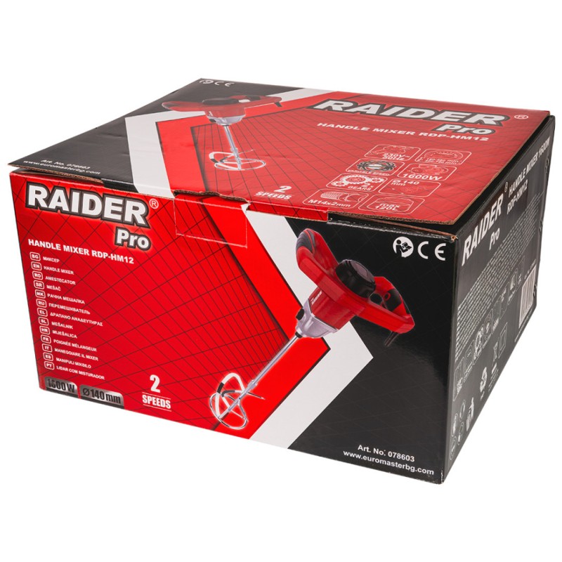 Mixer electric 1600W 2 viteze 180-480/300-750min-1 RDP-HM12