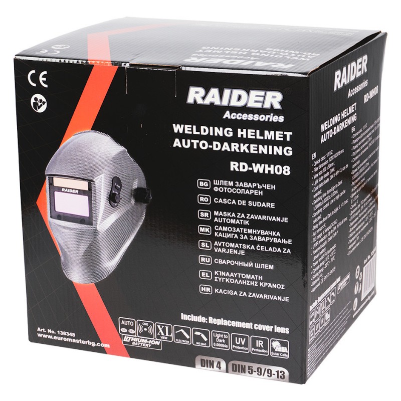 Masca de sudura cu cristale lichide DIN 9-13 100x50 RD-WH08