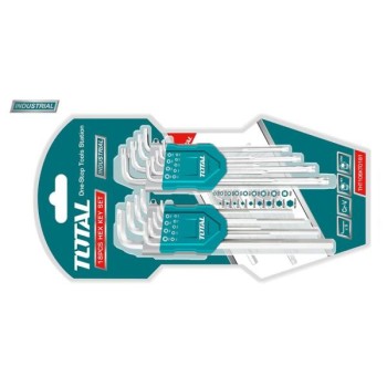 TOTAL - SET 18 CHEI IMBUS HEX&TORX (INDUSTRIAL)