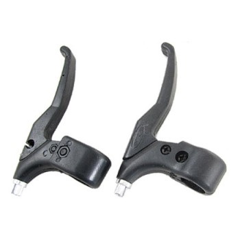 MANETE FRANA PLASTIC NEGRU