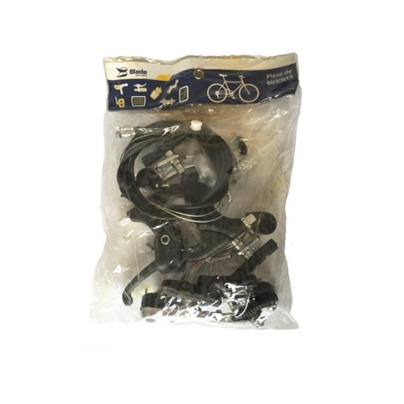 SET FRANA COMPLET V-BRAKE - MANETE PLASTIC