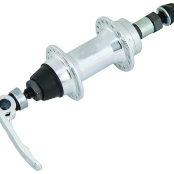 BUTUC SPATE - ALUMINIU Gauri: 36  -  Argintiu Lungime QR: 148.5mm  - Ax: 10mm  Cale rulare: Bile de