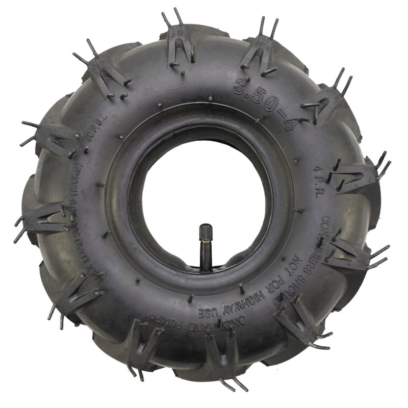 Cauciuc si camera motocultor 3.50-4  - 4PR
