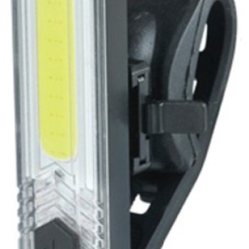 FAR LANTERNA - CAVALIER Baterie reincarcabila prin USB 10 COB chips - albe 60 Lumeni 4 Modalitati il