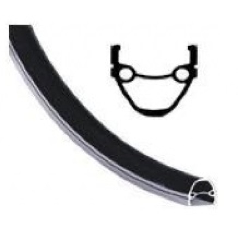 JANTA 24x1.5-1.75 - ALUMINIU DUBLA - (510g) (ML-13) (36H) (14G)