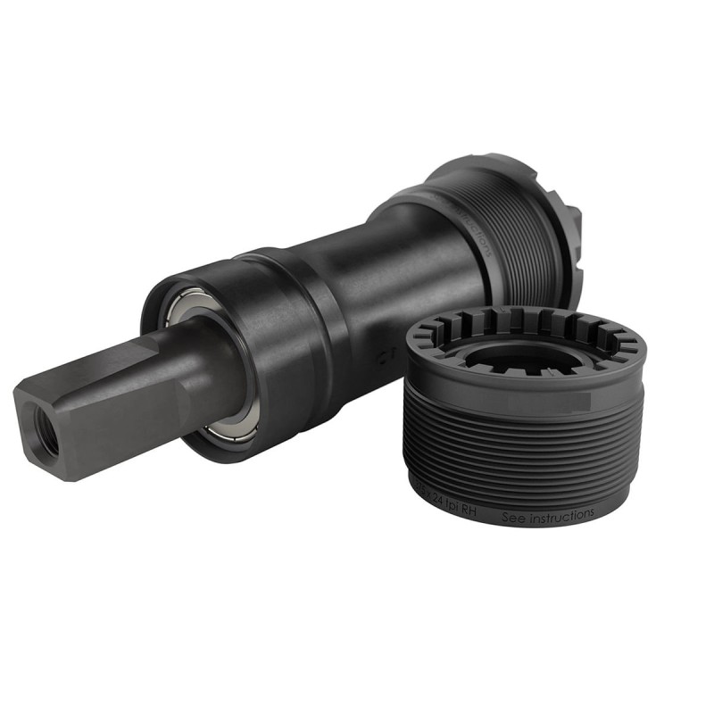 MONOBLOC PEDALIER Lungime  - Ax: 127.5mm  Rulmenti capsulati Manta: Otel Cuvete: Otel forjat la rece