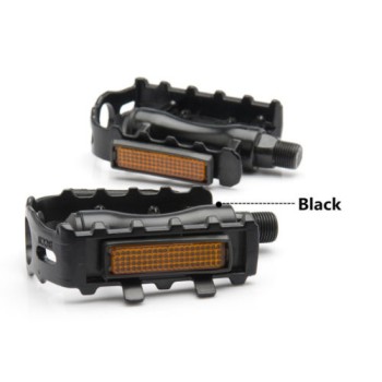 PEDALE ALUMINIU DREPTE - NEGRE