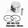 Piston complet Stihl: MS 180 (38mm) -