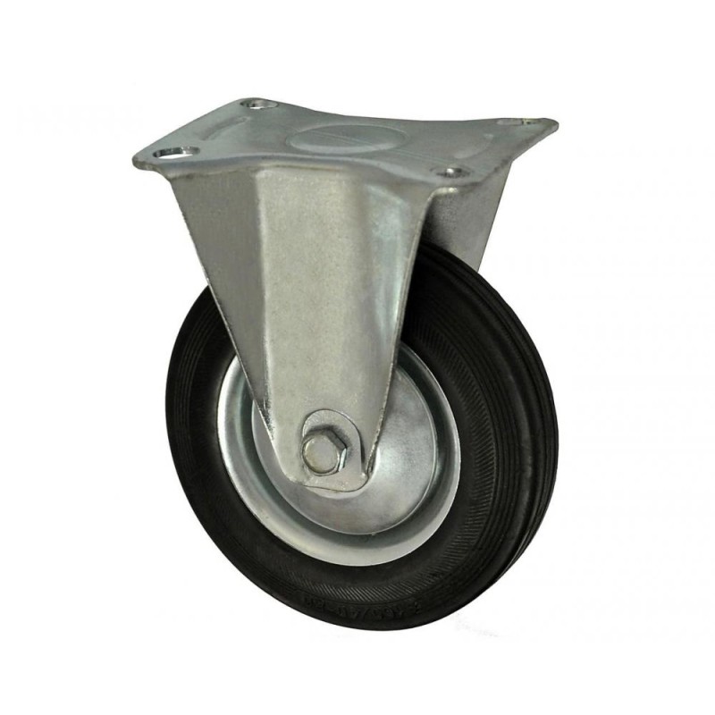 Roata carucior 5" - talpa metal - rulment - 125/37.5-50 - unidirectionala