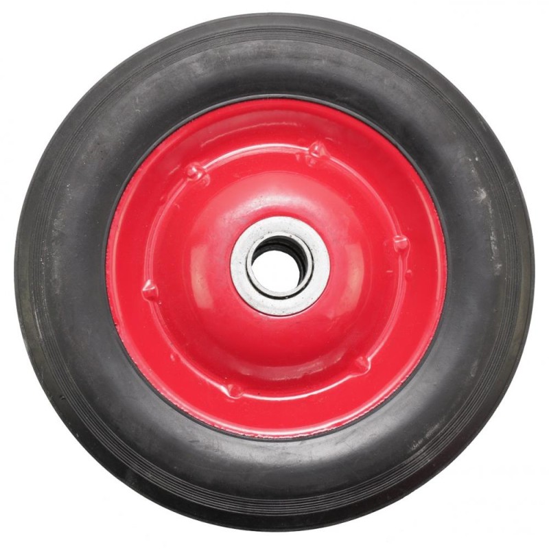 Roata carucior - cauciuc brut - rulment - 8x1.75