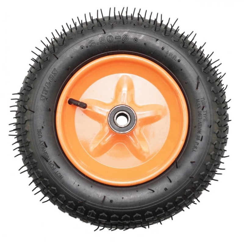 Roata roaba - TT - rulment - mixt - 3.50-8 4PR