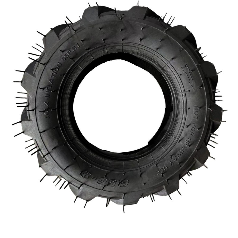 SET CAUCIUC + CAMERA MOTOCULTOR 6.50-8 6 PR