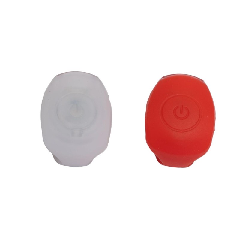 SET LUMINI SILICON - TRIP 2 LED-uri Albe SUPER BRIGHT 2 LED-uri Rosii SUPER BRIGHT 2 Functii