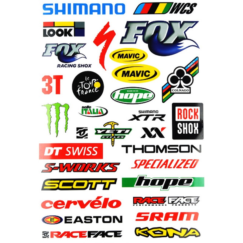 SET STICKERE - BICICLETA