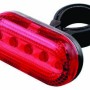 STOP - HI FIVE 5 LED-uri Rosii SUPER BRIGHT 2 Functii Tija sa: Φ25.4 - 31.8mm  Structura rezistenta
