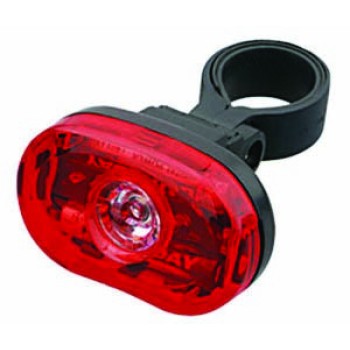STOP - TENT 3 LED-uri Rosii LED Central: 0.5 Watt 2 Functii Tija sa: Φ25.4 - 31.8mm  Structura rezis