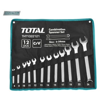 TOTAL - SET 12 CHEI COMBINATE - 6-24MM (INDUSTRIAL)