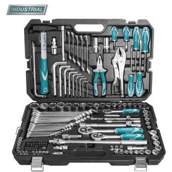 TOTAL - TRUSA DE SCULE - 142 PIESE (INDUSTRIAL)