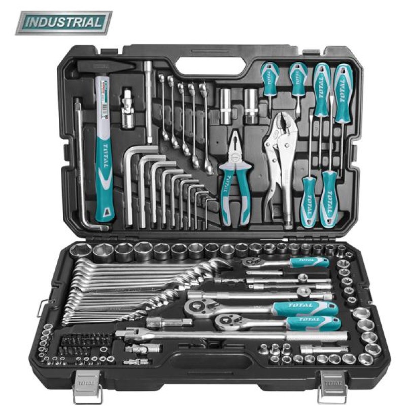 TOTAL - TRUSA DE SCULE - 142 PIESE (INDUSTRIAL)