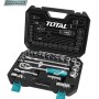 TOTAL - TRUSA DE CHEI TUBULARE 1/2 CU ANTRENOR 25 PIESE (INDUSTRIAL)