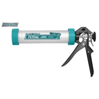 TOTAL - PISTOL PENTRU SILICON - 9" - TUB SI MANER ALUMINIU RANFORSAT (INDUSTRIAL)
