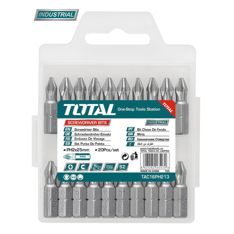 TOTAL - BIT - PH2.25MM, 20PCS / SET (INDUSTRIAL)
