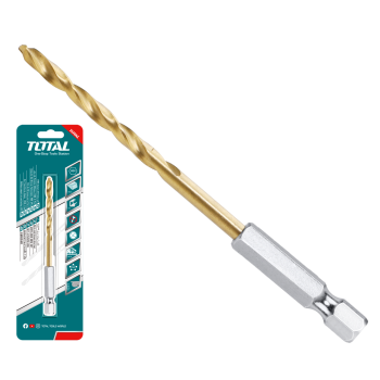 TOTAL - BURGHIU CU CAP BIT PRINDERE HEXAGONALA HSS 3.5MM