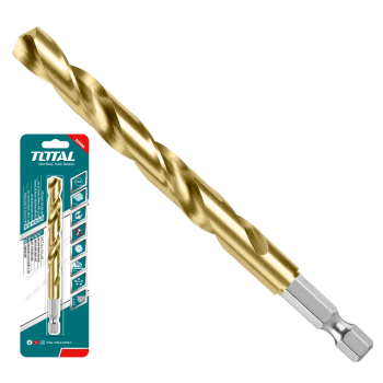 TOTAL - BURGHIU CU CAP BIT PRINDERE HEXAGONALA HSS 7.5MM