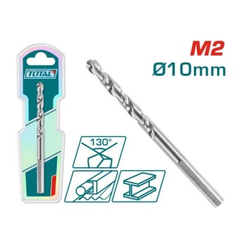 TOTAL - BURGHIU PENTRU METAL M2 HSS - 10MM